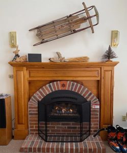 living room fireplace